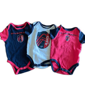 MLS Saint Louis City Soccer Bodysuit Set 3-6 Months
